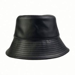 Wholesale High Quality Custom Designer Reversible Wholesale Blank Snakeskin Pu Leather Bucket <b>Hat</b> - Product Image 3