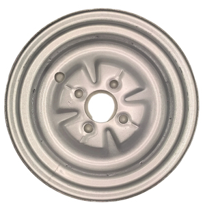 Nuevas <span class=keywords><strong>llantas</strong></span> de 400-12 pulgadas para Bajaj Tuk cubo de rueda trasera de acero para motocicleta Triciclo de tres ruedas - Product Image 2