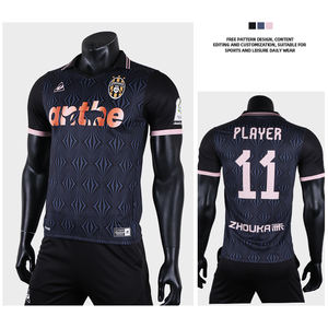 Camiseta de Fútbol Retro de Sublimación Personalizada, Uniforme de Equipo Transpirable de Poliéster de Alta Calidad para Hombre - Product Image 2