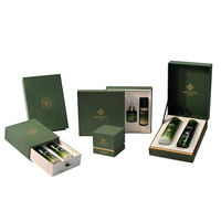 Boîte rigide magnétique de luxe OEM, impression personnalisée en relief, emballage cadeau haut de gamme pour parfums et soins de la peau, boîte en forme de livre