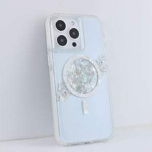 Funda de Teléfono Transparente Personalizada Anti-Amarillamiento de TPU, TPE y PC, Funda Magnética Transparente a Prueba de Golpes para iPhone 16 15 14 13 12 Pro Max - Product Image 6