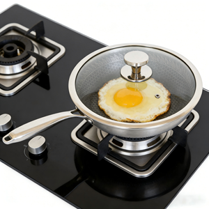 30cm Yong Kang Manufacturer 2.2mm Thickness Wok Odor-resistant Material Stainless Steel <strong>Non</strong> <strong>Stick</strong> <strong>Frying</strong> <strong>Pan</strong> - Product Image 1