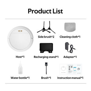 Aspiradora Robótica Inteligente con Control por Aplicación WiFi, Fuerte Succión, Recarga Automática, Mopa, Navegación con Giroscopio para el Hogar - Product Image 6