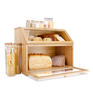 Estante de almacenamiento estante de exhibición de frutas cocina de verduras de madera estante de tienda de exhibición de pan de madera - Product Image 5