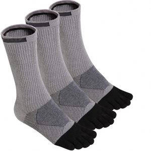5 Toes Crew Cotton Athles <b>Running</b> <b>Socks</b> - Product Image 6