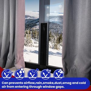 Ruban d'étanchéité étanche pour portes et fenêtres, résistant aux UV, noir, auto-adhésif, en bitume, vente en gros - Product Image 6