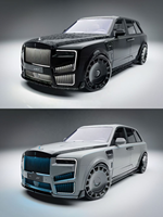 Nouveau kit carrosserie large en fibre de carbone sèche YIKU 2026 style MSY pour Rolls Royce Cullinan : pare-chocs avant/arrière, spoiler, capot