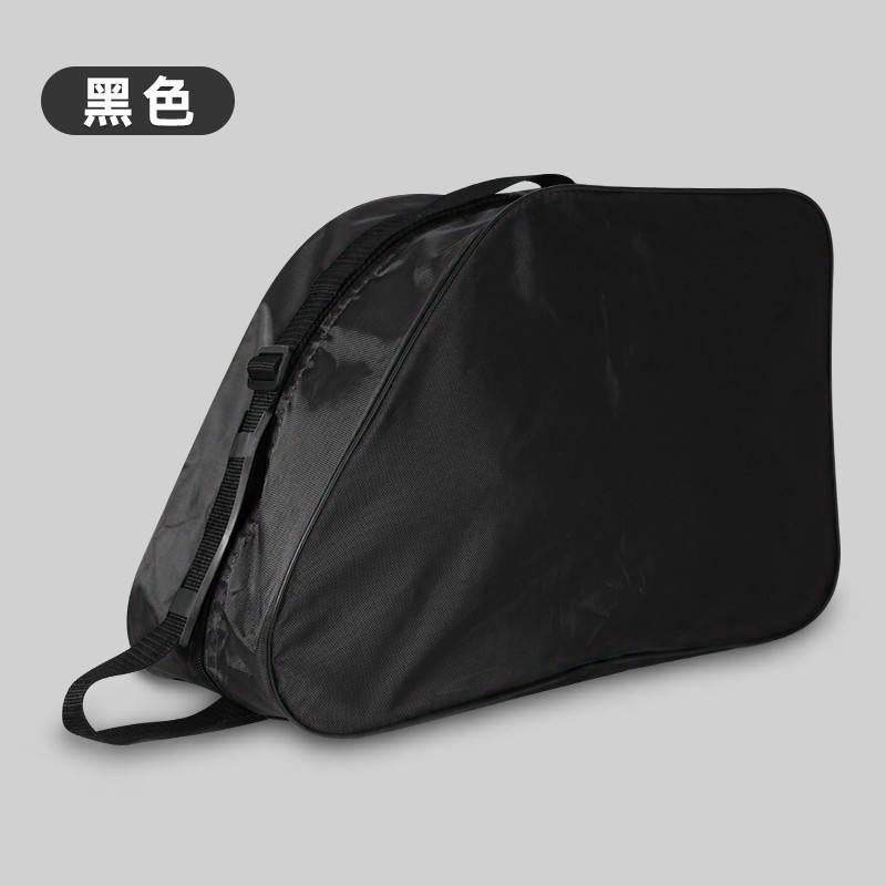 กระเป๋าทรงถังสีดำสำหรับใส่รองเท้าสเก็ต