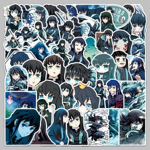 50 autocollants imperméables pour boissons, personnages d'anime Demon Slayer, <span class=keywords><strong>manga</strong></span> japonais, Shirogane Ichirou, pour ordinateur, thermos, <span class=keywords><strong>tasse</strong></span> - Product Image 2