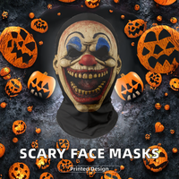 Usine directe pas cher Sublimation impression fête adulte Vampire Costume visage complet horrible effrayant Halloween masques
