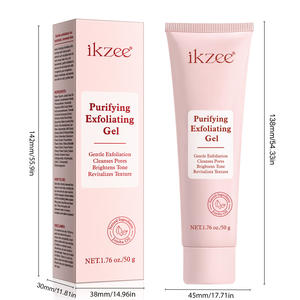 IKZEE élimine la saleté cellules mortes de la peau éclaircit nettoie les pores Gel exfoliant purifiant Aloe Vera Gel exfoliant pour peau morte - Product Image 6
