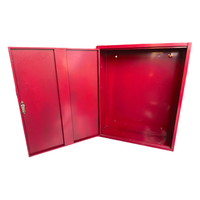 800*800*250mm matériau en acier résistant au feu tuyau d'incendie boîte à enrouleur armoire équipement de lutte contre l'incendie avec porte rotative à 180 degrés