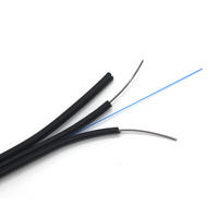 GJYXCH 1,2,4 núcleos FTTH CABLE plano de caída de fibra óptica al aire libre rollo de 1KM