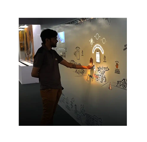 Độ chính xác cao ngón tay cảm ứng tương tác tường chiếu bản đồ ma thuật tường nghệ thuật tường tương tác chiếu triển lãm hoặc bảo tàng - Product Image 6