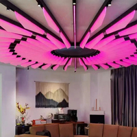 Lustre de plafond créatif en acrylique pour salon et salle à manger, style danois