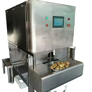 Shanghai fabrika endüstriyel otomatik ticari meyve Mango işleme ekipmanları soyma Coring dilimleme kesme soyucu makinesi