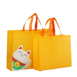 Sacs à provisions non tissés laminés à la mode conçus sur mesure par un fabricant vietnamien compétitif cadeaux d'impression recyclables épicerie - Product Image 4