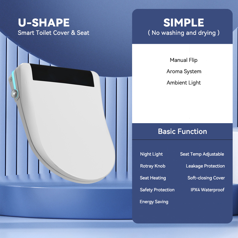 U-SHAPE (version poignée) Fonction simple-Demi noir