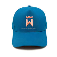 OEM ODM personalizado 5 Panel gorras de béisbol carta logotipo personalizado bordado estructurado un marco 100% algodón Gorras béisbol deporte sombreros