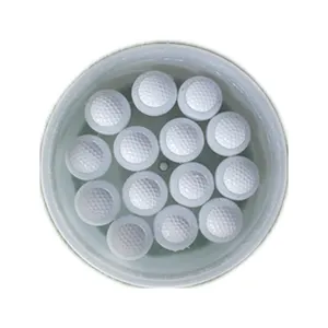 Bolas de golfe flutuantes de logotipo personalizável de 2 camadas, bolas de golfe flutuantes de água