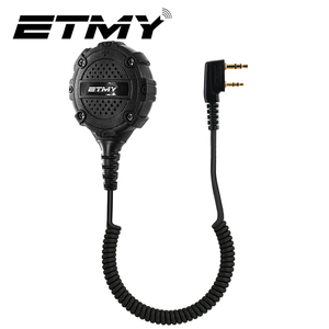 Microphone haut-parleur à distance ET-MH500 avec connecteur 2 broches et prise jack 3,5 mm pour radio talkie-walkie UV-5R UV-82 BF-888S BF-9700 - Product Image 5