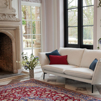 Tissu de canapé en polyester et lin épais COPENHAGEN, décoration intérieure, tissage jacquard, technique de tissage, largeur 143 cm