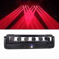 6x500MW Projecteur Laser RVB Vert Bleu à Projection Complète pour Boîte de Nuit, DJ, Disco, Effet de Barre de Scannage, Lumière de Fête avec Contrôle DMX512