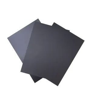 Высококачественные жесткие листы ПВХ 4x8 4 мм 0,5 мм, матовый лист ПВХ, черный рулон
