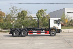 SHACMAN collecte des déchets ordures camion de levage hydraulique crochet ascenseur camion à ordures 20cbm 25ton manchon bras camion à ordures - Product Image 4