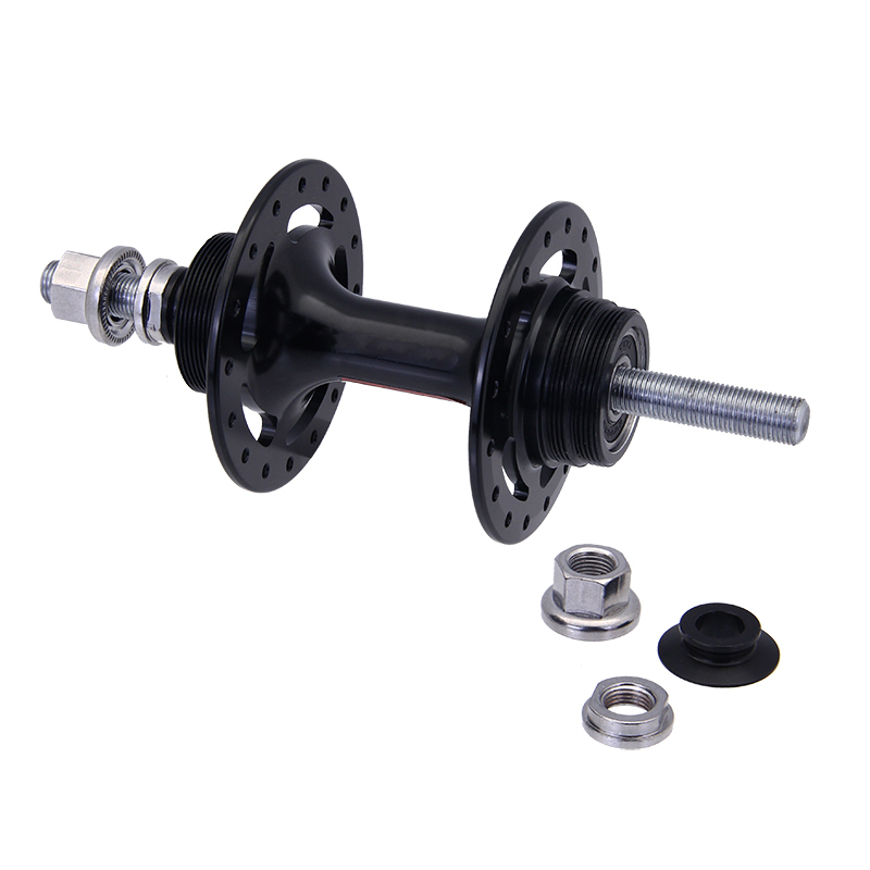 Jeu De Moyeux Vélo Piste/fixie Geno - Arrière 32 Trous - Roulements Scellés - Anodisé Rouge - Compatible Shimano