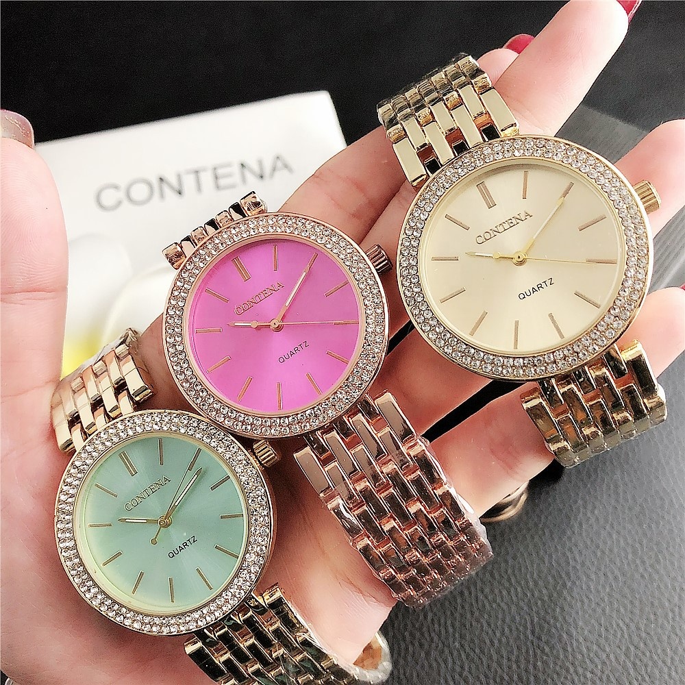Compre una exquisita venta al por mayor reloj michele oro Alibaba