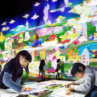 Pared de Dibujo Interactiva Mágica, Juegos de Proyección Interactiva para la Educación y Entretenimiento de Niños