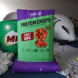 Réplica Personalizada de Bolsa Inflable para Snacks de Proteína, Modelo Grande de Empaque Inflable para Promoción de Marca de Alimentos y Exhibición en Tiendas - Product Image 2