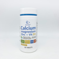 OEM Calcium Magnésium Zinc Vitamine D3 Hautement Absorbables Comprimés Supplément de Collagène pour la Force Osseuse des Adultes
