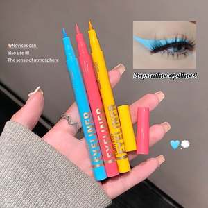 OEM/ODM Eyeliner liquide arc-en-ciel 12 couleurs, imperméable, longue tenue, anti-bavures, DIY, maquillage pour les yeux aux couleurs néon - Product Image 3