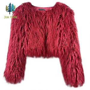 Manteau court en imitation laine à manches longues, style européen et américain, chaud pour l'hiver - Product Image 5