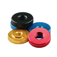 Écrous moletés à main M3 M4 M5 M6, petits boutons à pas fin colorés, écrous fins en alliage d'aluminium anodisé, écrous pour modèles et jouets