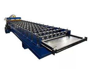 Hot Sale Bambus Abschnitt gepresste glasierte Ziegel Dach platte Form maschine in Afrika - Product Image 4