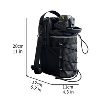 Sac à bandoulière portable porte-bouteille de poche à fronde magnétique sac de sport magnétique pour les sports de voyage de fitness
