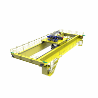 Type de treuil électrique grue de pont aérien de double poutre dans l'atelier de travail pour le levage résistant