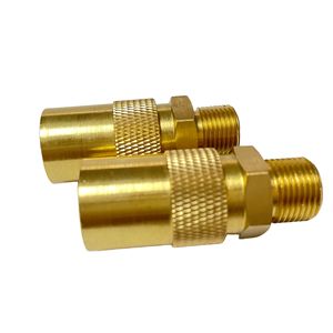 2024 Hot Bán Mỹ tjs302m nam Brass thủy lực nhanh chóng kết nối Hose Kết nối khớp nối phụ kiện cho đường ống - Product Image 1