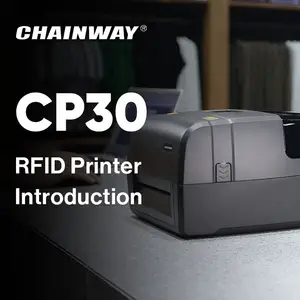 Dpi 컬러 인쇄를 300 3.5 인치 터치 스크린 지원 체인웨이 CP30 RFID 프린터