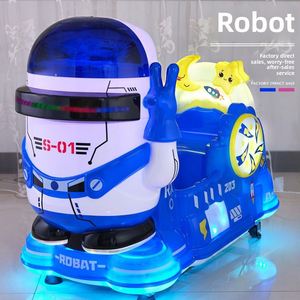 Nouvelle Machine à Balançoires Électrique Commerciale pour Enfants 2025, à Monnayeur, Jouet Tendance, Accès par Code QR, pour Supermarché - Product Image 4