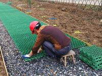 Grille de pavage en gazon pour parking, aménagement paysager, grille de pavage en gazon, grille de plantation en plastique pour gravier