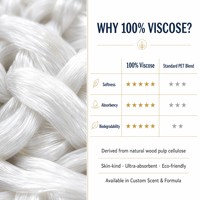 Lingettes désodorisantes pour animaux de compagnie OEM d'usine, 100 lingettes avec couvercle rabattable, 50 g/m², pH équilibré, sans parabène, sans alcool, hypoallergéniques, pour le toilettage des chiens et des chats