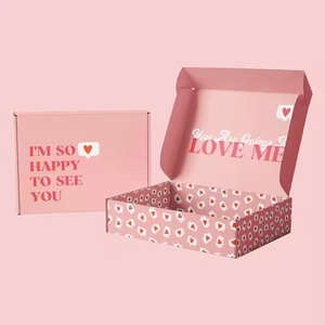 Cajas laminadas corrugadas ecológicas, caja de compras personalizada reciclable, caja de cartón, embalaje, proveedor mayorista - Product Image 2