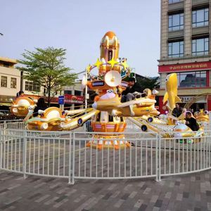 Atracciones de Parque de Diversiones para Exteriores: Juego de Aviones de Autocontrol de Plástico, Acero, Fibra de Vidrio y Metal para Parques Infantiles, Ferias y Carnavales - Product Image 1