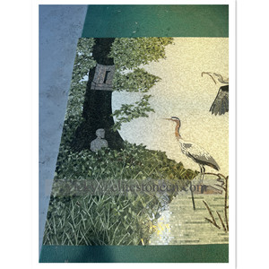 Đơn giản sang trọng tường trang trí nội thất gạch mẹ của Ngọc Trai khảm bức tranh tường tay làm bằng tia nước đá cẩm thạch khảm mô hình vỏ khảm gạch cho tường - Product Image 1