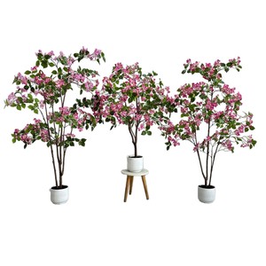 Árbol Artificial de Buganvilla Rosa Realista al Tacto, en Maceta, para Decoración de Entrada del Hogar, Venta al Por Mayor de Fábrica - Product Image 5
