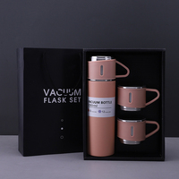 Vente directe d'usine 500 Ml ensemble de bouteilles d'eau étanche 304 flacon à vide en acier inoxydable avec boîte-cadeau